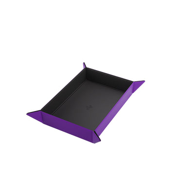 Gamegenic: Magnetic Dice Tray Rectangular - Black/Purple