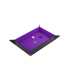 Gamegenic: Magnetic Dice Tray Rectangular - Black/Purple