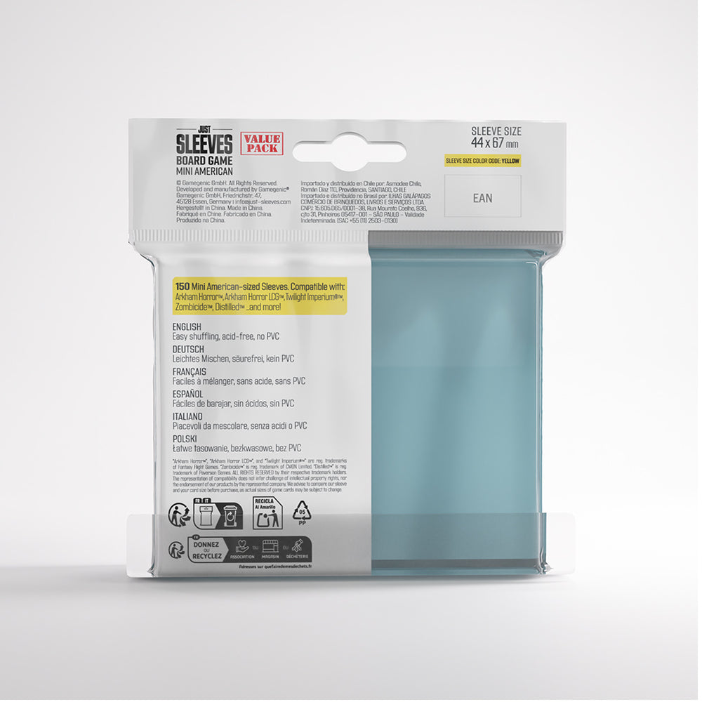 Just Sleeves - Mini American Value Pack (150)