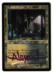 Godless Shrine (Retro) (Signed) [Ravnica Remastered]