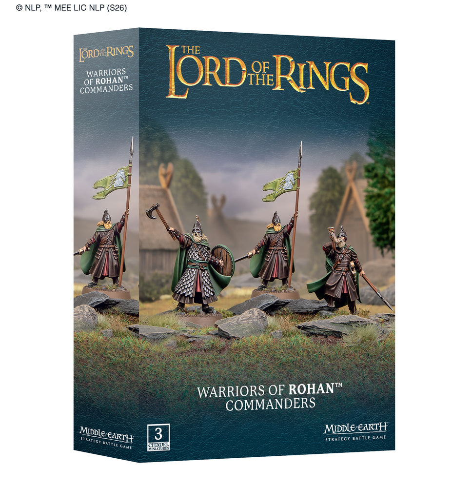 The Lord Of The Rings: Middle-Earth Strategy Battle Game - Warriors Of Rohan Commanders