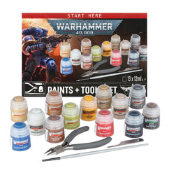 Warhammer 40K: Paints + Tools Set