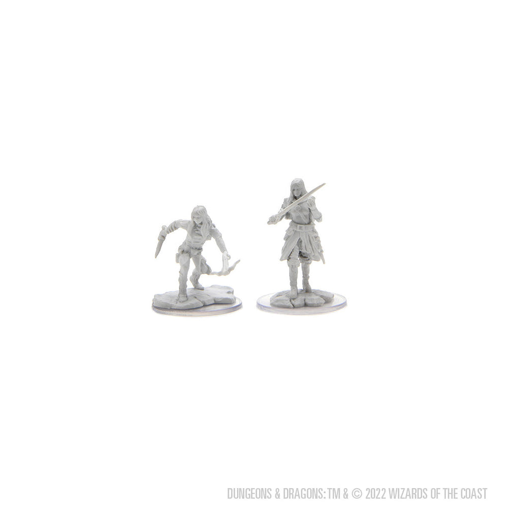 D&D Nolzur's Marvelous Miniatures: Female Half-Elf Rogues