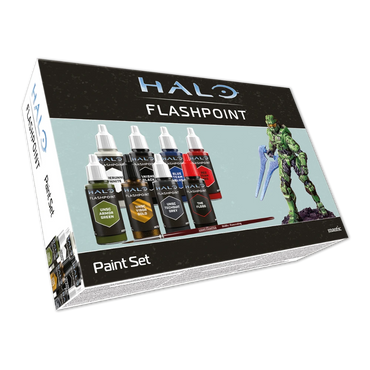 Halo Flashpoint: Paint & Brush Set w/Spartan Figure