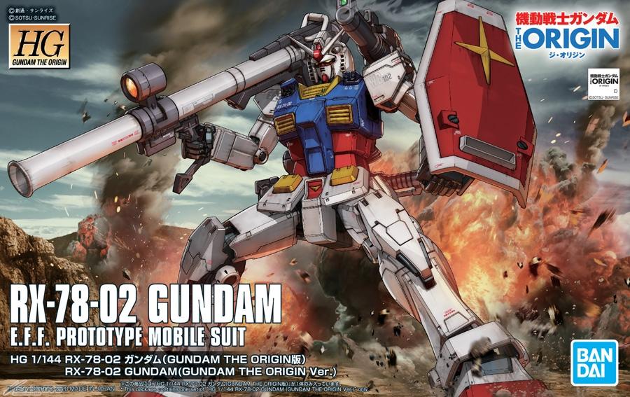 Gunpla: HG Gundam The Origin - RX-78-02