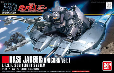 Bandai 1/144 HGUC: MS Gundam Unicorn - Base Jabber Model Kit (2176838)
