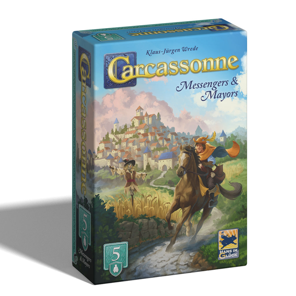 Carcassone Exp5 (v3.1): Messengers & Mayors EN