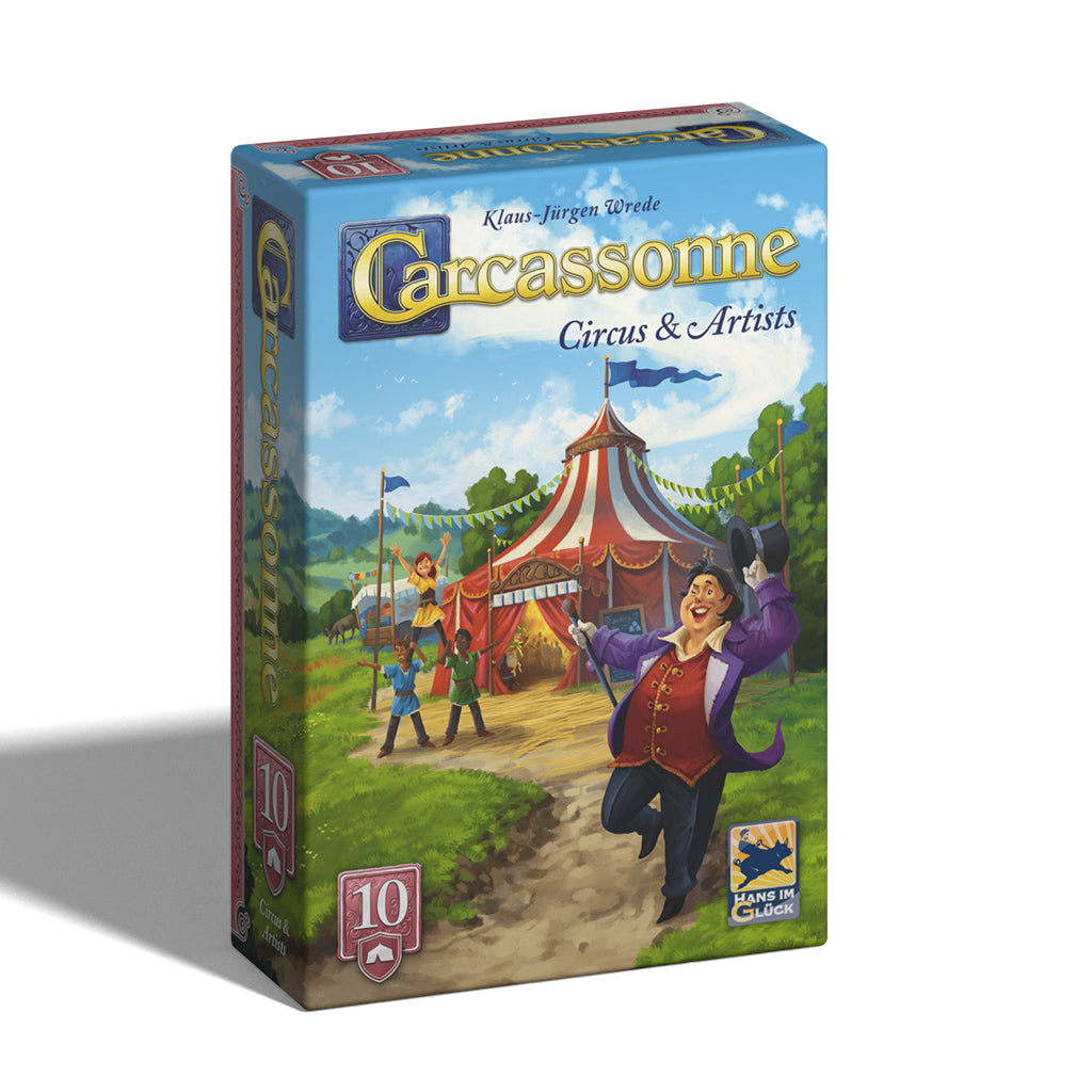 Carcassone Exp10 (v3.1): Circus & Artists EN