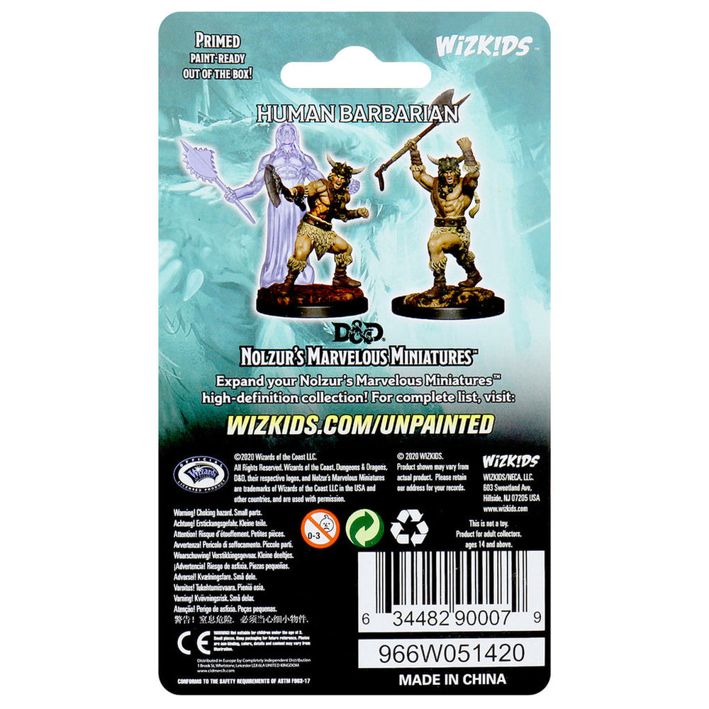 D&D Nolzur's Marvelous Miniatures: Human Barbarian Male (Wave 13)