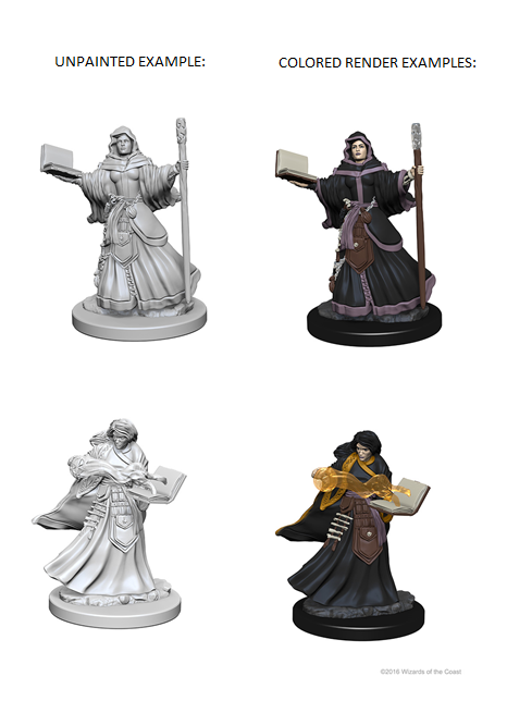 D&D Nolzur's Marvelous Miniatures: Human Wizard Female