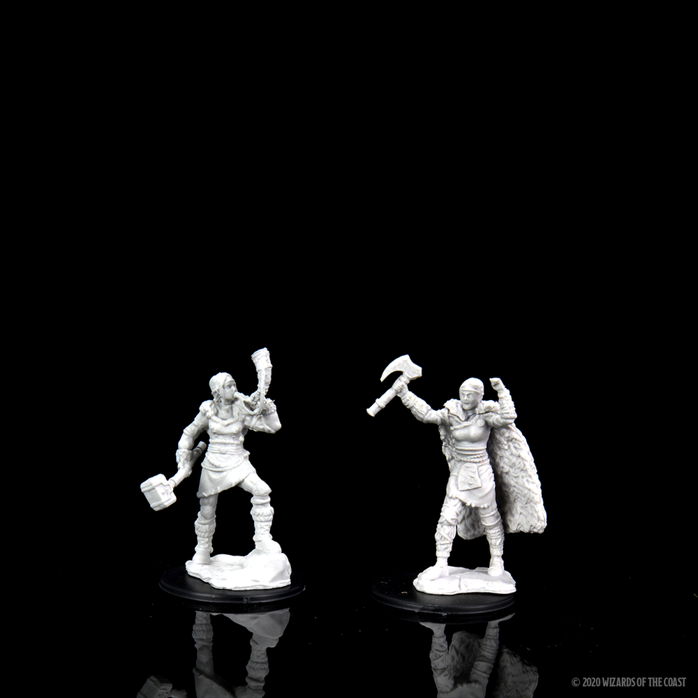 D&D Nolzur's Marvelous Miniatures: Human Barbarian Female