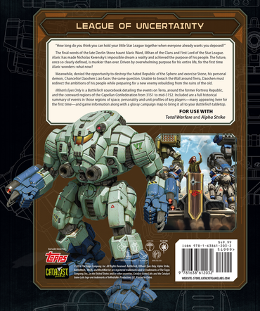 BattleTech: Ilkhan's Eyes Only