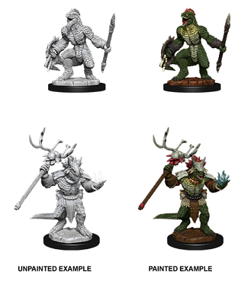 D&D Nolzur's Marvelous Miniatures: Lizardfolk & Lizardfolk Shaman (Wave 12)