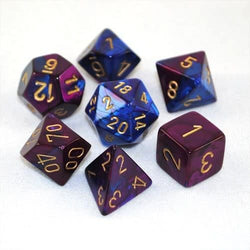 Chessex: Gemini Polyhedral Blue-Purple/Gold (CHX 26428)