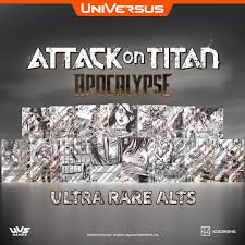 UniVersus: Attack On Titan: Apocalypse Booster Display