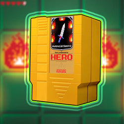 1UP Games: Deck Box - Gold Legendary Hero