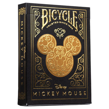 Playing Cards: Bicycle - Mickey Black & Gold