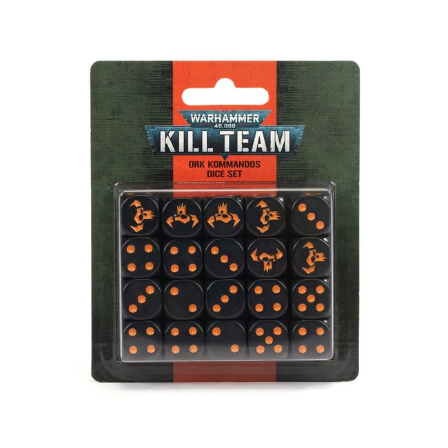 Warhammer 40K: Kill Team - Ork Kommandos Dice Set