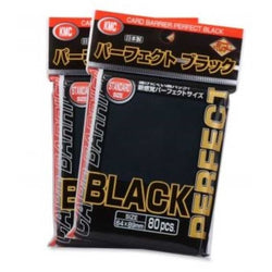 KMC PERFECT SIZE SLEEVE - BLACK 80CT
