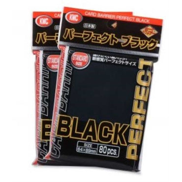 KMC PERFECT SIZE SLEEVE - BLACK 80CT