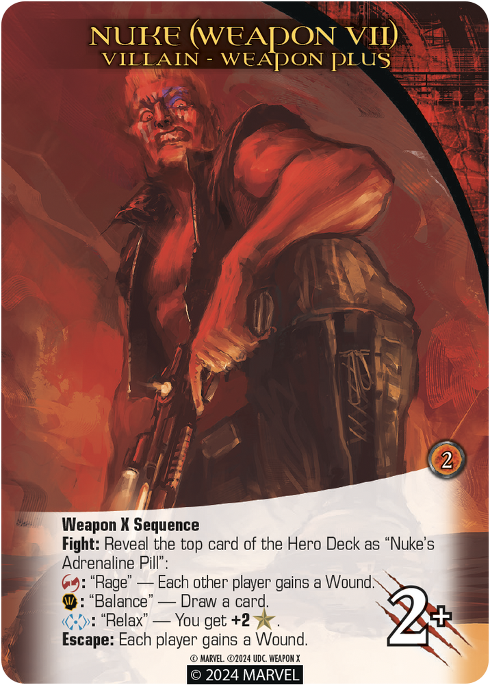 Legendary: A Marvel Deck Building Game Expansion - Weapon X