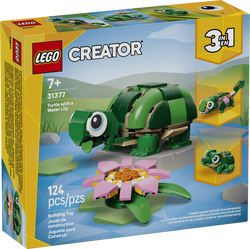 LEGO: Turtle with a Water Lily Flower