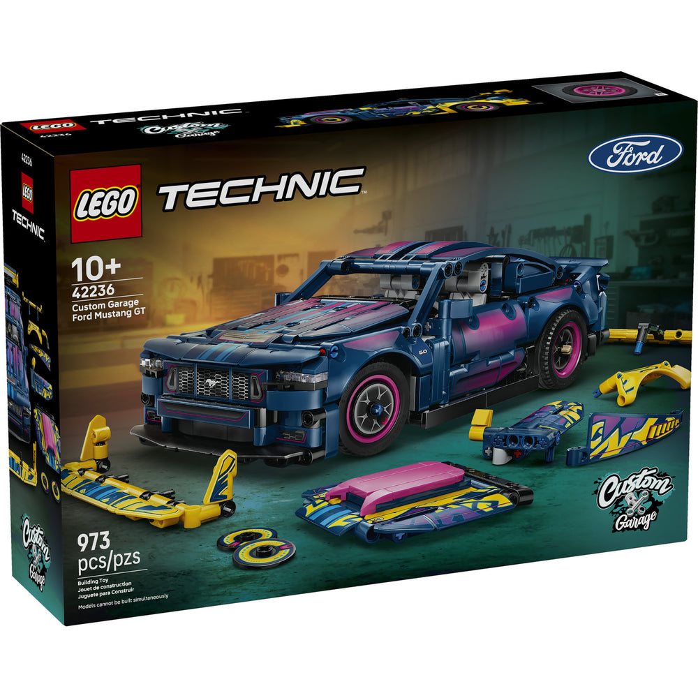 LEGO: Custom Garage Ford Mustang GT Car