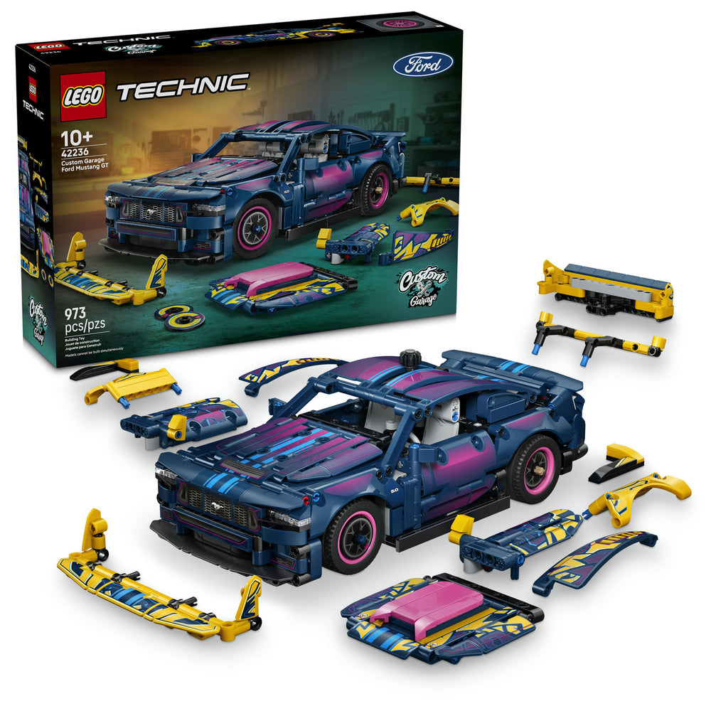LEGO: Custom Garage Ford Mustang GT Car