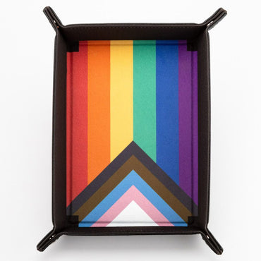 Folding Dice Tray: Pride - Rainbow Flag