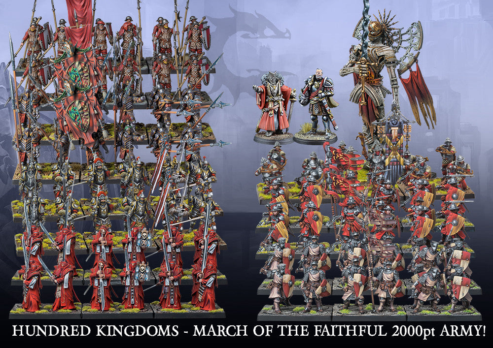 Conquest: Hundred Kingdoms March of the Faithful (2000 pt Army)