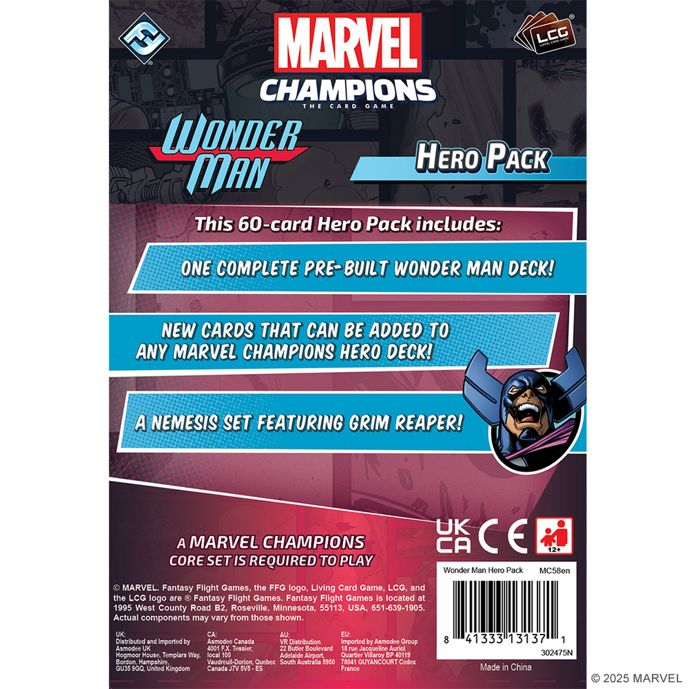 Marvel Champions: The Card Game - Wonder Man Hero Pack