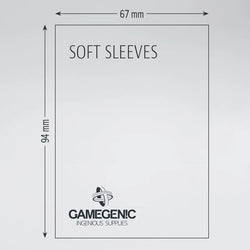 Gamegenic: Soft Sleeves 100ct - Clear