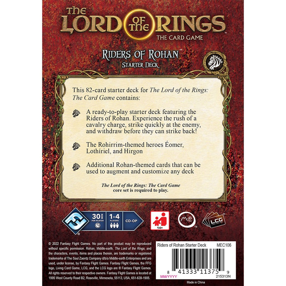 Lord of the Rings LCG - Riders of Rohan Starter Deck