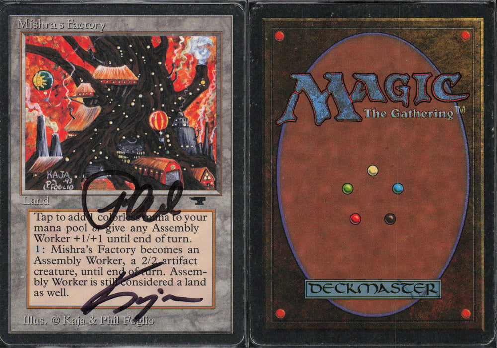 Mishra's Factory (Fall - Double Signed) [Antiquities] (Actual Scans) (MFF1A)