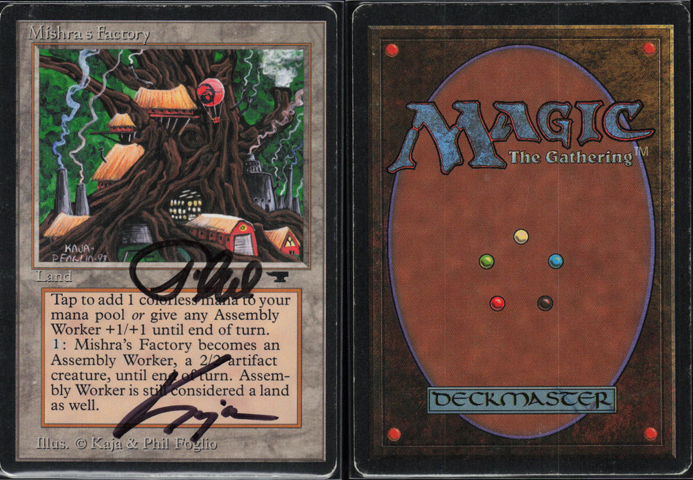 Mishra's Factory (Summer - Double Signed) [Antiquities] (Actual Scans) (MFSUM1A)