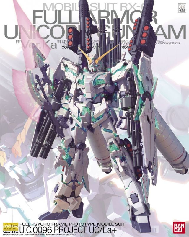 Gunpla: MG Ver.Ka - RX-0 Full Armor Unicorn Gundam