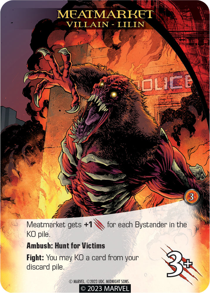Legendary: A Marvel Deck Building Game Expansion - Midnight Sons