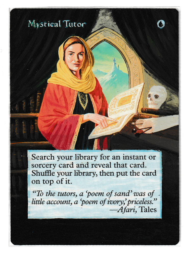 Mystical Tutor [Classic Sixth Edition] (Altered) (Actual Scans)