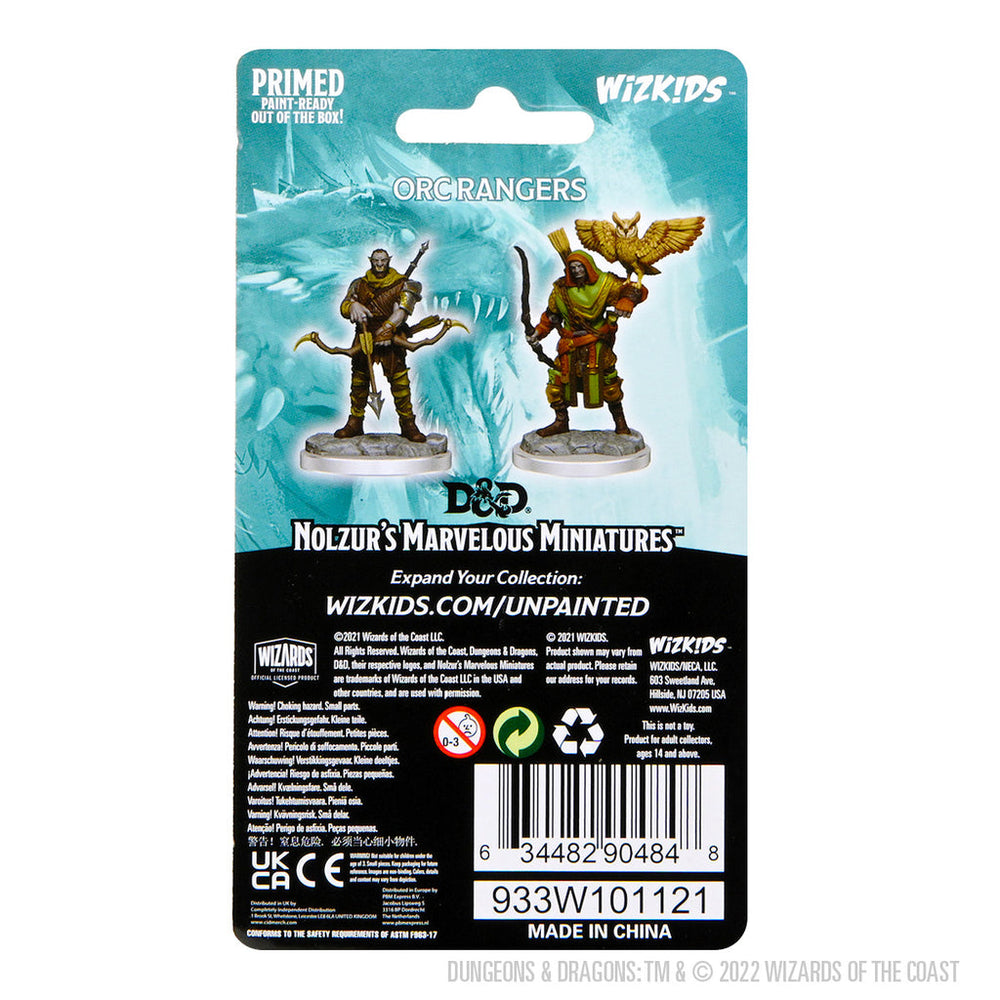 D&D Nolzur's Marvelous Miniatures: Orc Ranger Males (Wave 17)