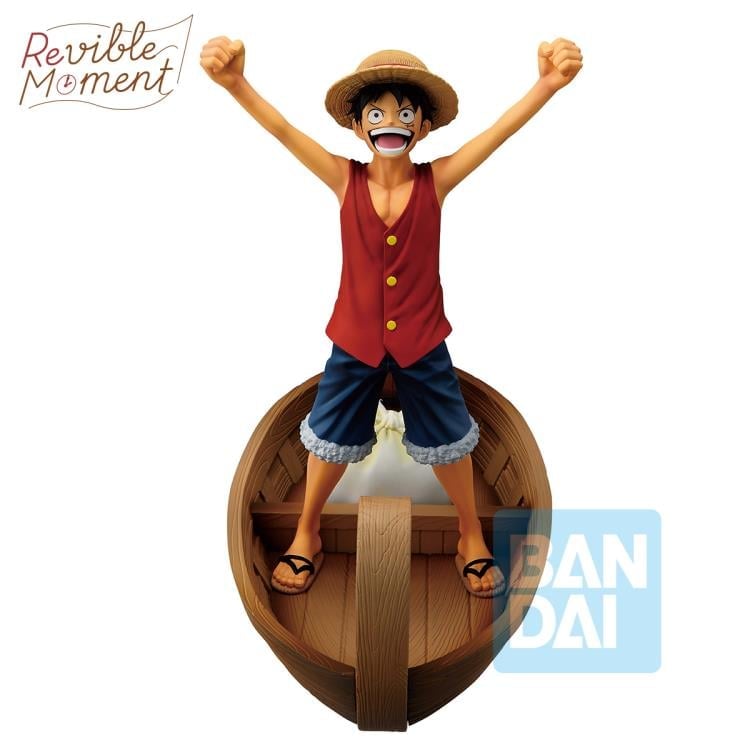 Ichibansho Revible Moment Figure: One Piece - Monkey D. Luffy (I'm Going To Become The King Of The Pirates!!!! Memories of Adventure and The Shipping Route The Future)