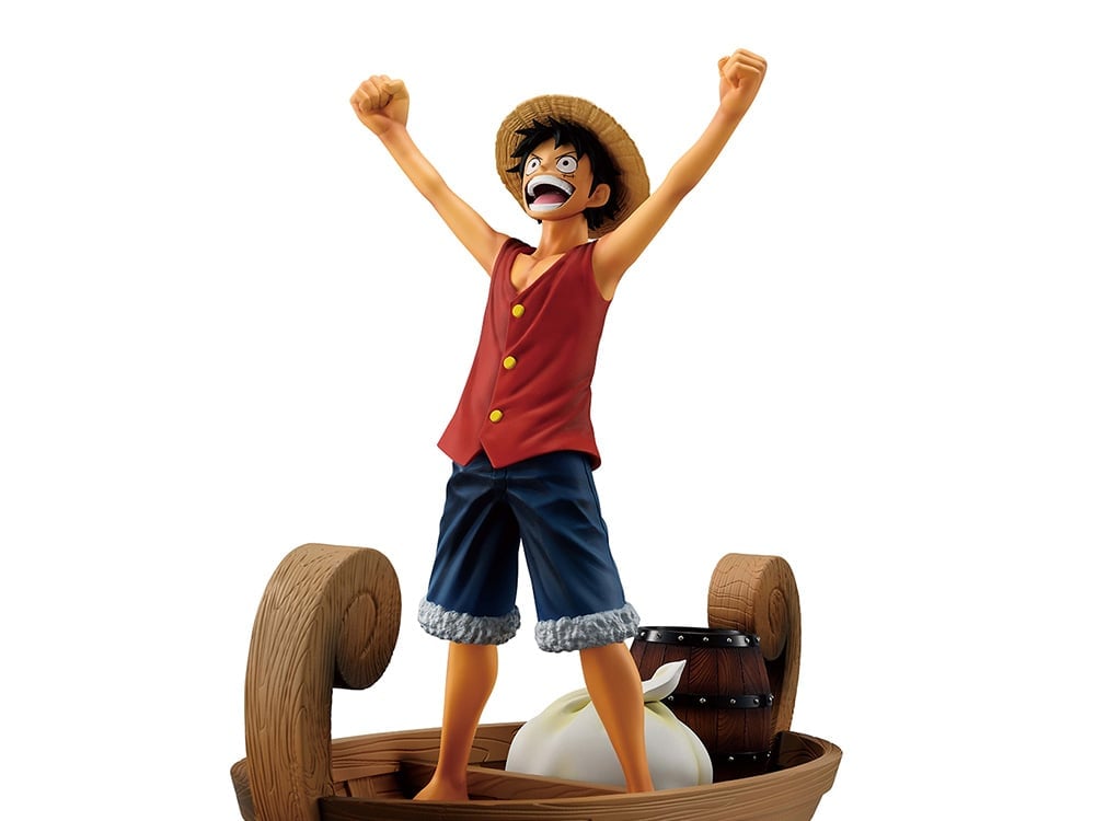 Ichibansho Revible Moment Figure: One Piece - Monkey D. Luffy (I'm Going To Become The King Of The Pirates!!!! Memories of Adventure and The Shipping Route The Future)