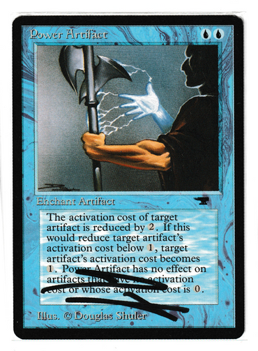Power Artifact (Signed) [Antiquities] (Actual Scans)