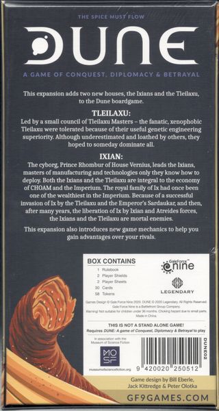 Dune: Ixians & Tleilaxu House