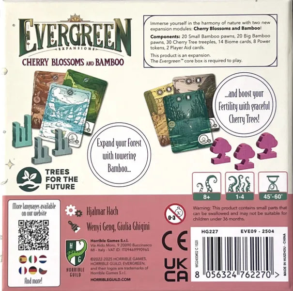 Evergreen - Cherry Blossoms and Bamboo