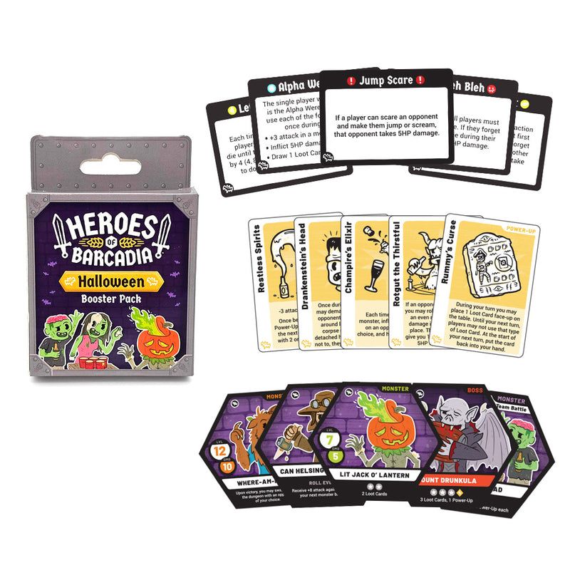Heroes of Barcadia: Heroes for Hire - Halloween Booster Pack