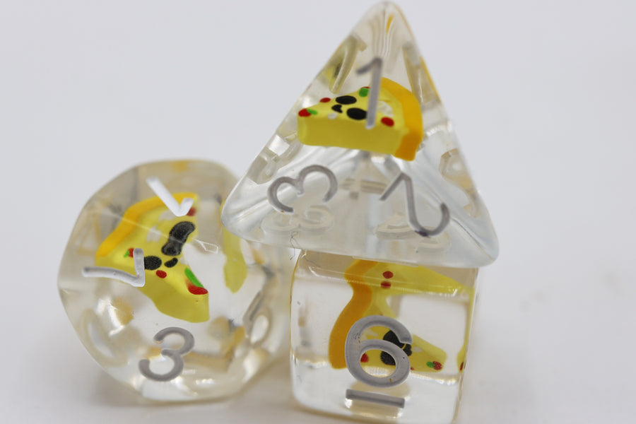 Foam Brain Games: Pizza - Dice Set