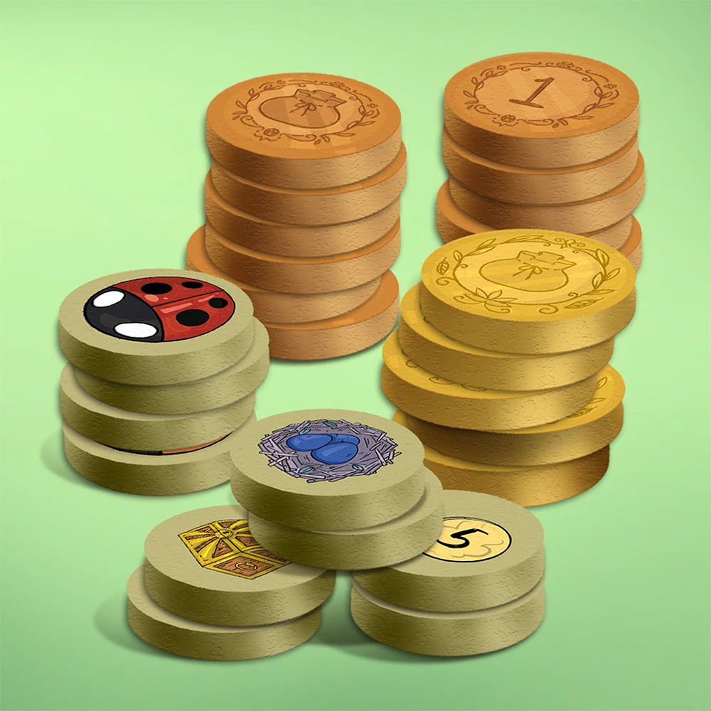 A Wild Venture - Wooden Tokens