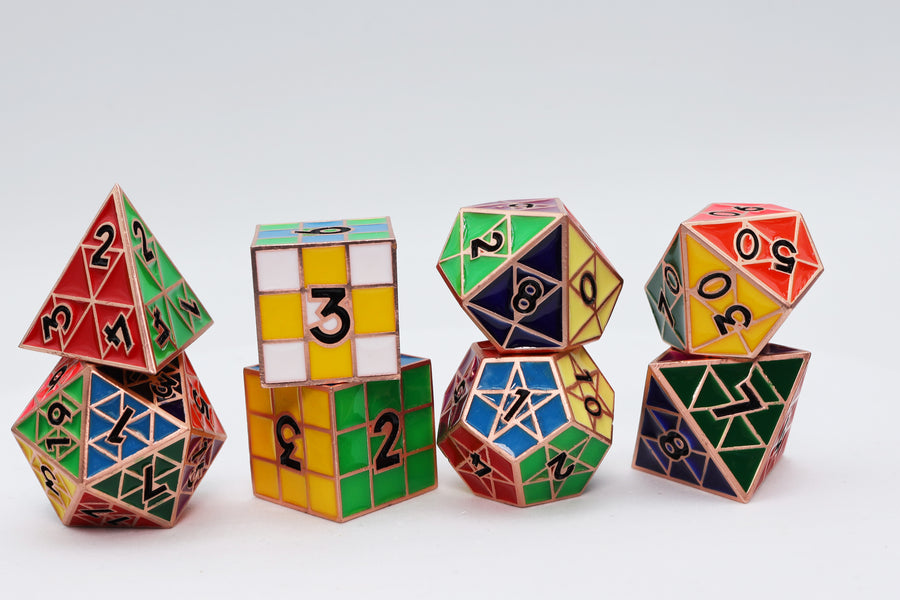 Foam Brain Games: Puzzle Cube Copper - Metal Dice Set