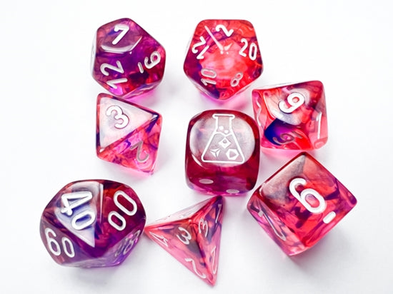 Chessex: Polyhedral Nebula Black Light Special 7-Die Set (CHX30057)