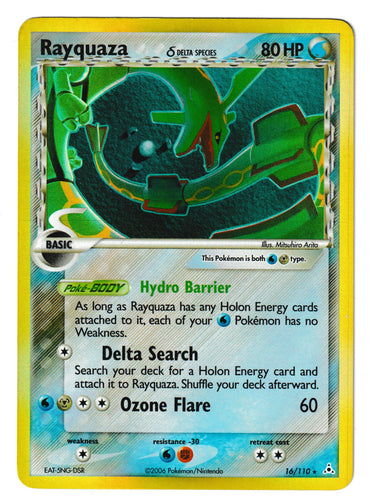 Rayquaza (16/110) (Delta Species) [EX: Holon Phantoms] (Actual Scans)